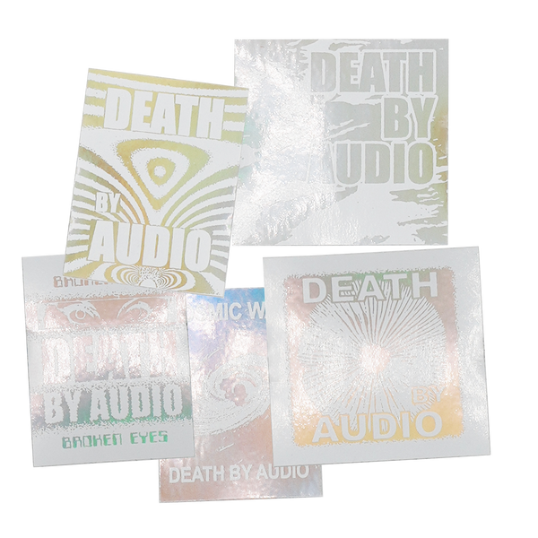 Spatial Audio Sticker Death By Audio Sticker Pack: Holographic/White