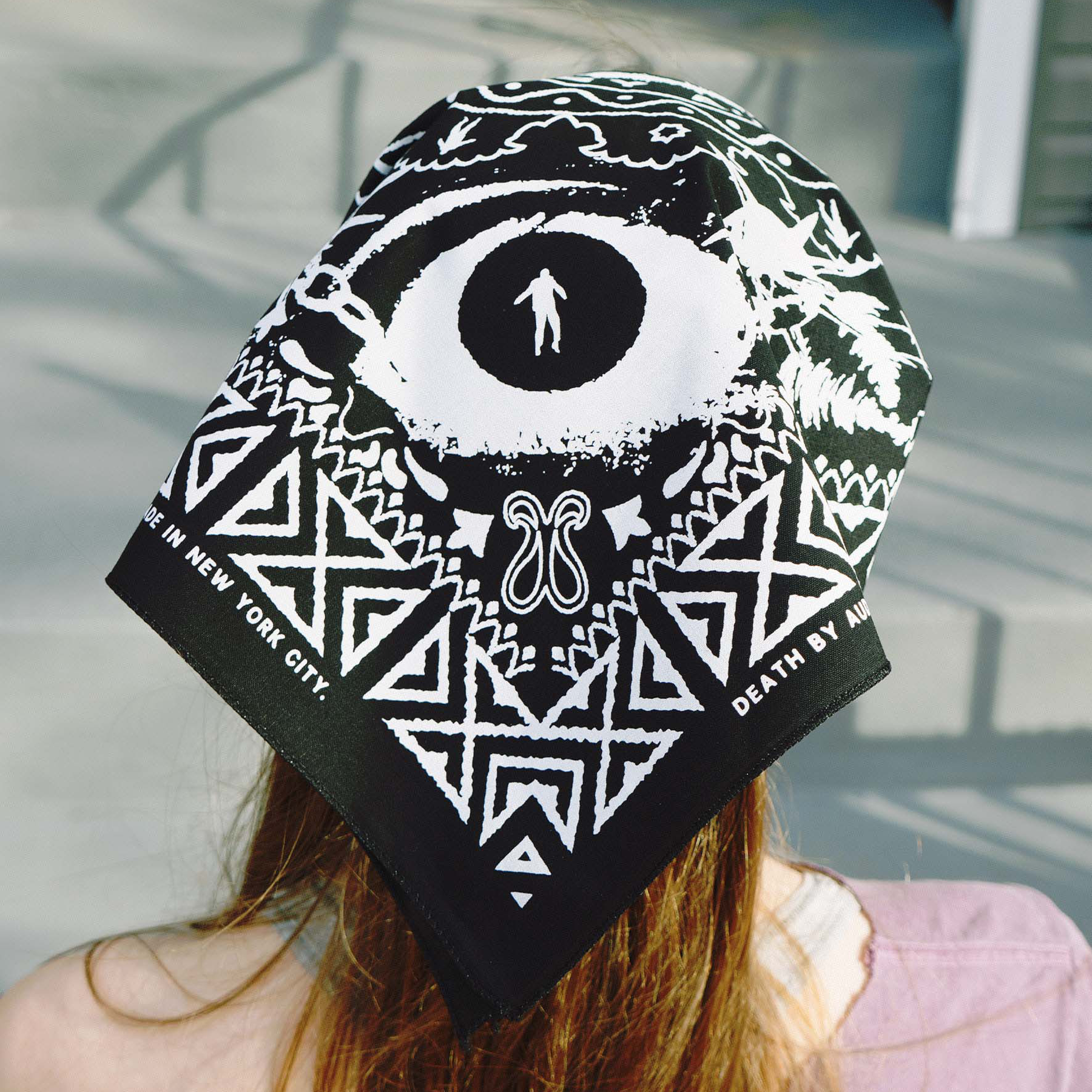 DEAD STOCK 60S VINTAGE BANDANA キムタク PSYCHEDELIC DUST BANDANA - Death By Audio