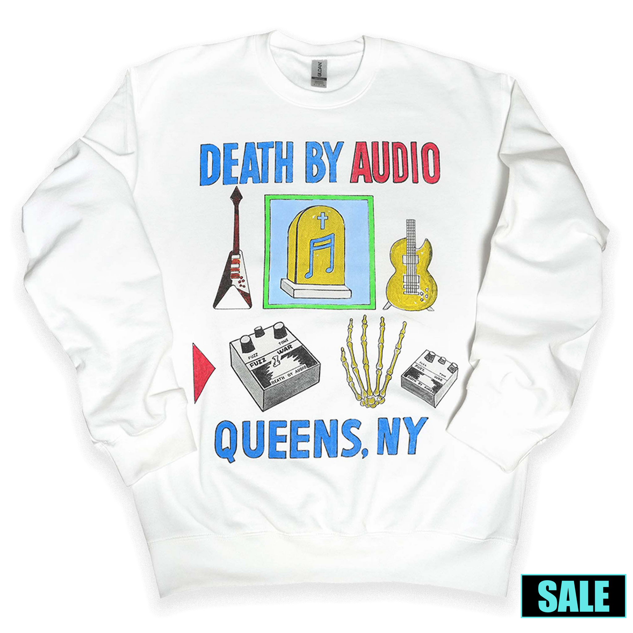 DBA x CEVALLOS BROS CREW SWEATSHIRT - Death By Audio DBA x CEVALLOS BROS CREW SWEATSHIRT - Death By Audio