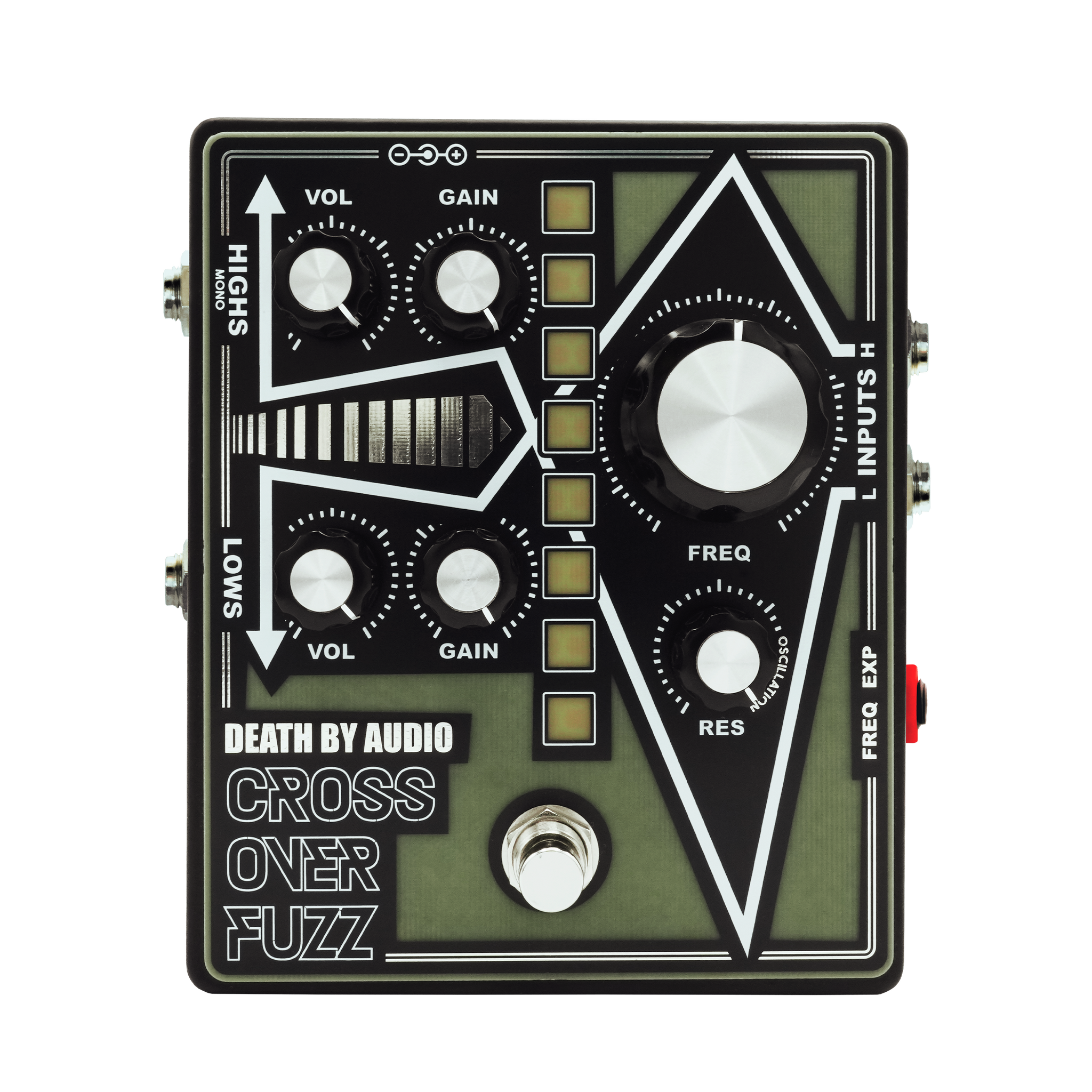 low gain fuzz pedal CROSSOVER FUZZ