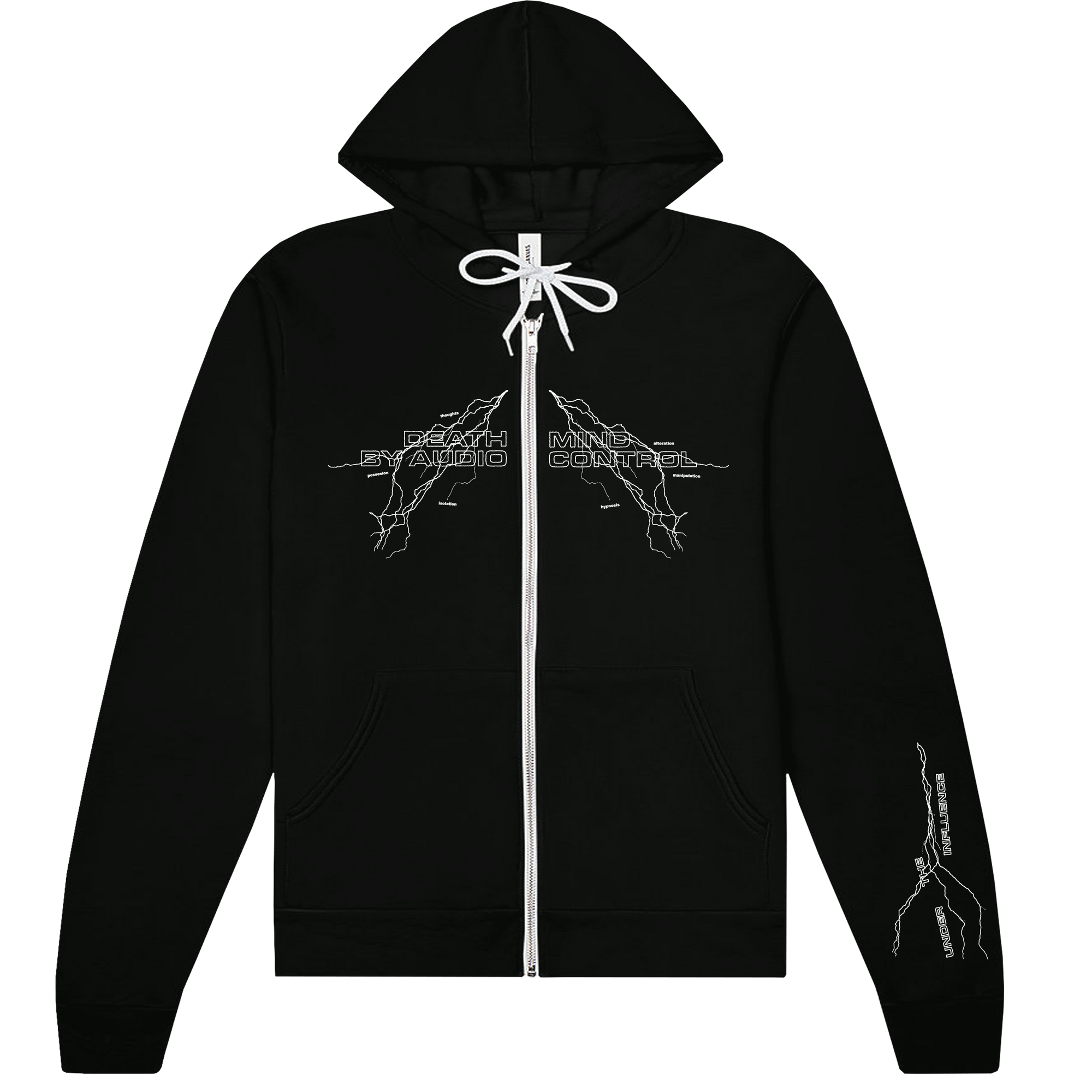 MIND CONTROL ZIP-UP HOODIE - Death By Audio