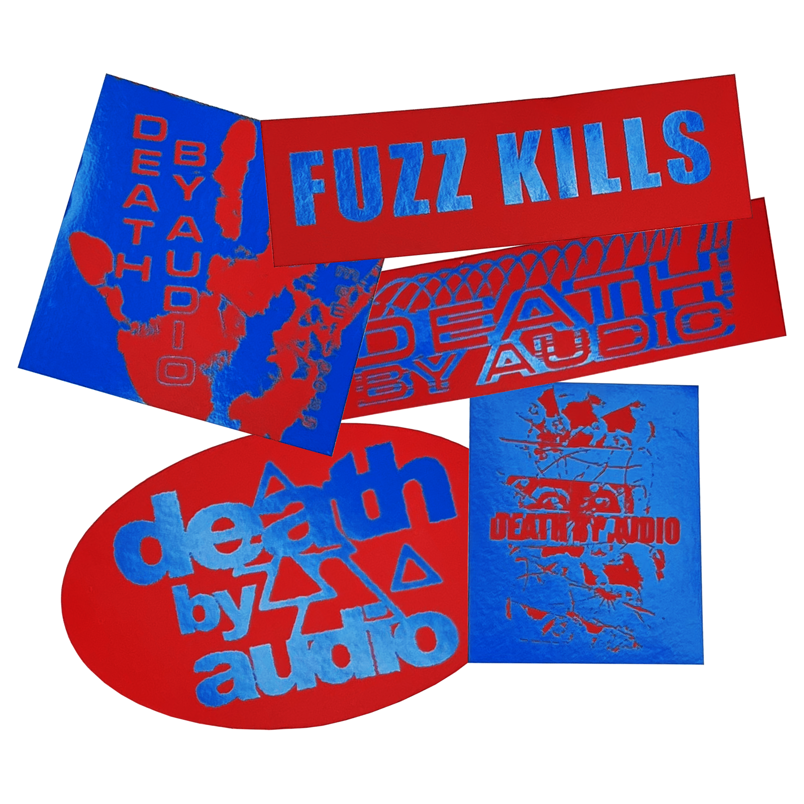 STICKER PACK: Blue, Red