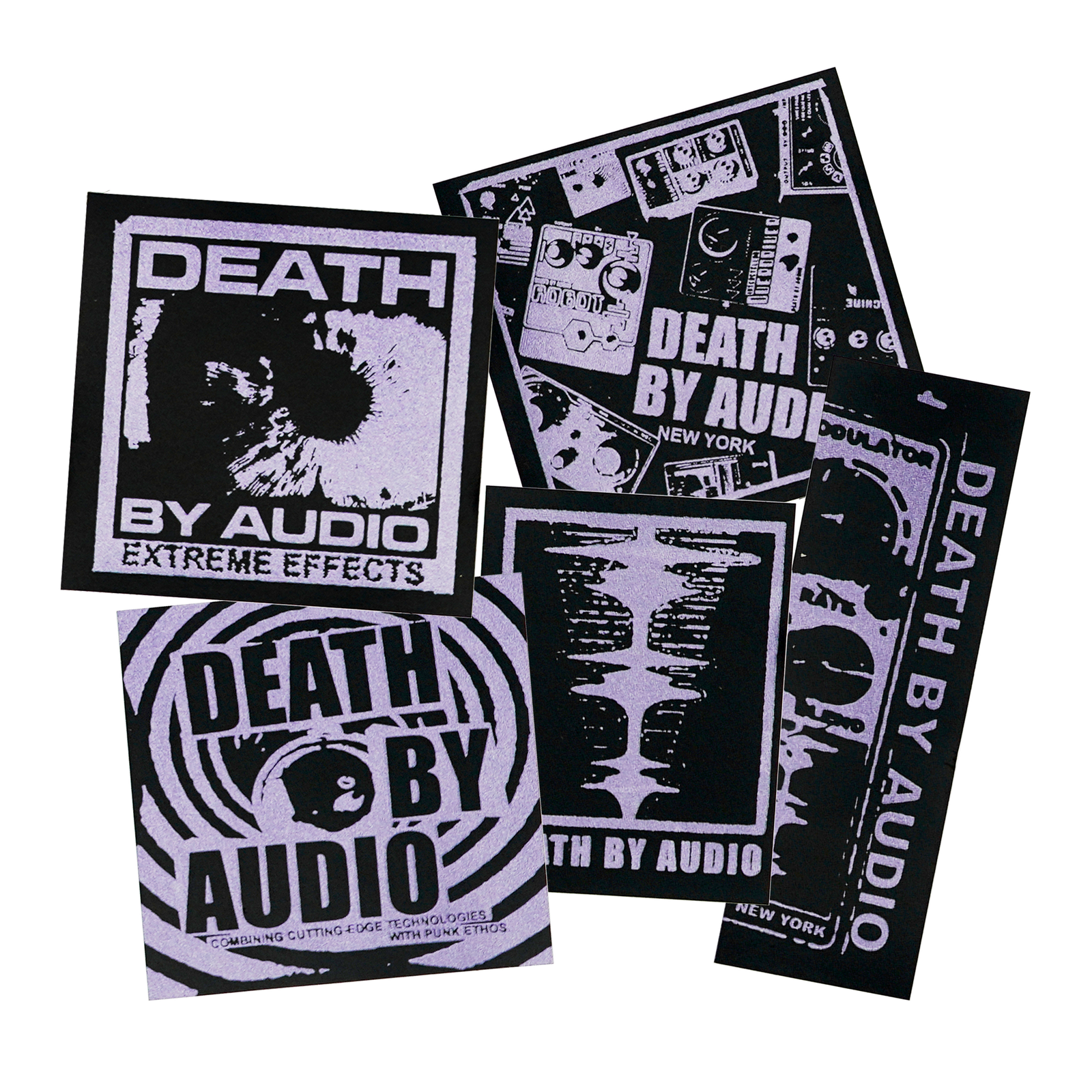 STICKER PACK: Metallic Purple, Black