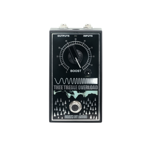 pedal treble booster THEE TREBLE OVERLOAD - DEATH BY AUDIO